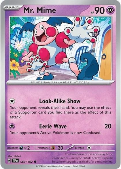 Mr. Mime, SV05: Temporal Forces 063/162