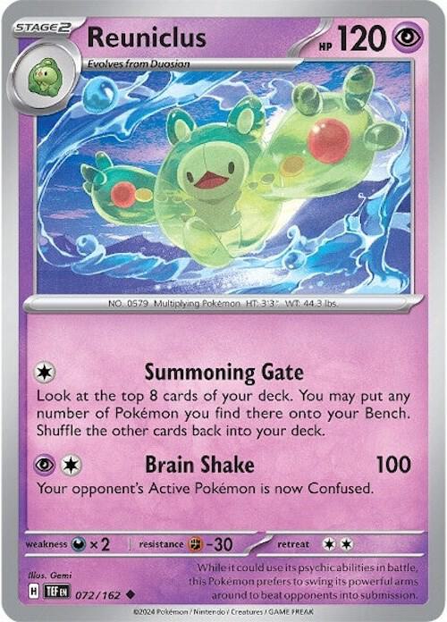 Reuniclus - 072/162, SV05: Temporal Forces 072/162