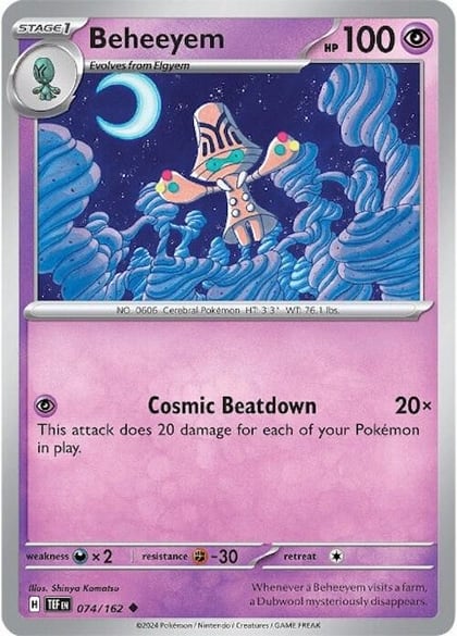 Beheeyem, SV05: Temporal Forces 074/162