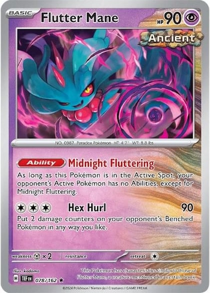 Flutter Mane, SV05: Temporal Forces 078/162