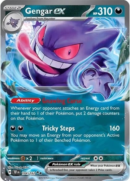 Gengar ex - 104/162, SV05: Temporal Forces 104/162