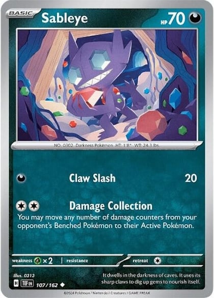 Sableye, SV05: Temporal Forces 107/162