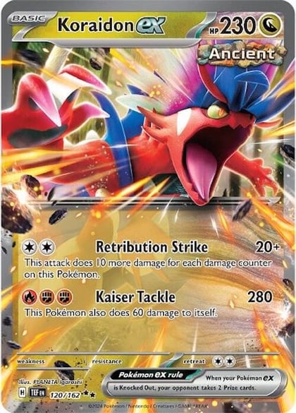 Koraidon ex, SV05: Temporal Forces 120/162
