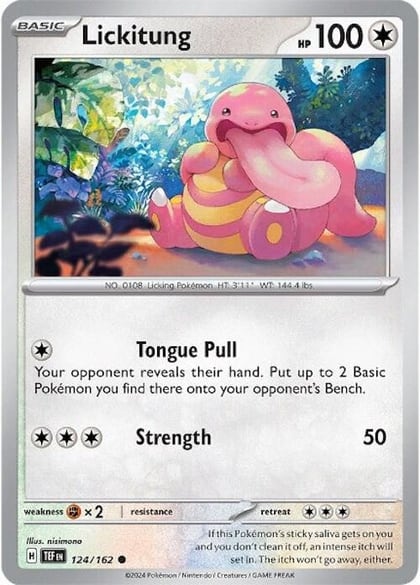 Lickitung - 124/162, SV05: Temporal Forces 124/162