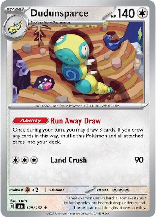 Dudunsparce, SV05: Temporal Forces 129/162