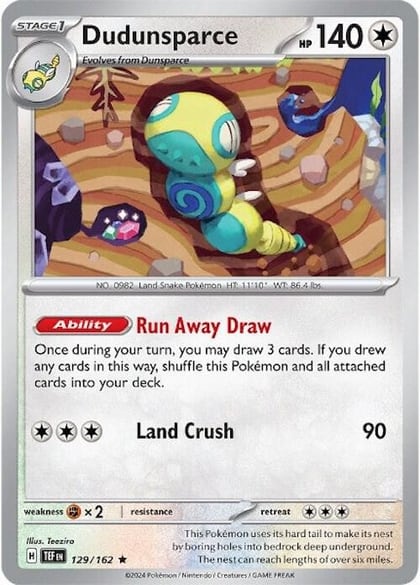 Dudunsparce, SV05: Temporal Forces 129/162
