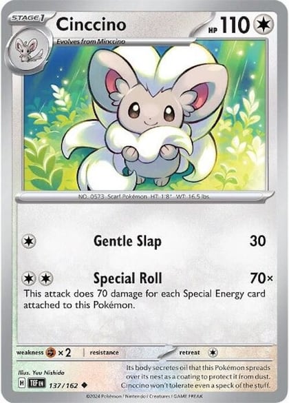 Cinccino - 137/162, SV05: Temporal Forces 137/162