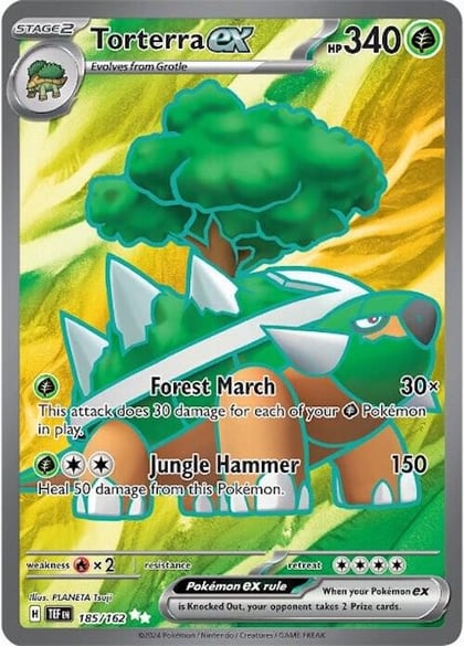 Torterra ex - 185/162, SV05: Temporal Forces 185/162