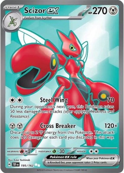 Scizor ex - 195/162, SV05: Temporal Forces 195/162