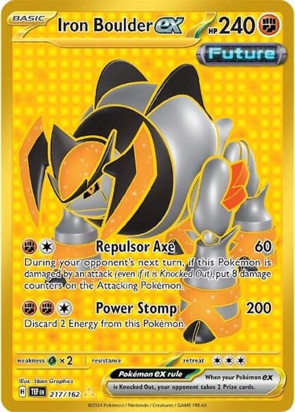Iron Boulder ex - 217/162, SV05: Temporal Forces 217/162