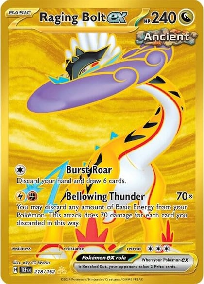 Raging Bolt ex - 218/162, SV05: Temporal Forces 218/162