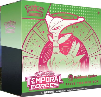 Temporal Forces Pokemon Center Elite Trainer Box (Exclusive) [Iron Leaves], SV05: Temporal Forces P532853