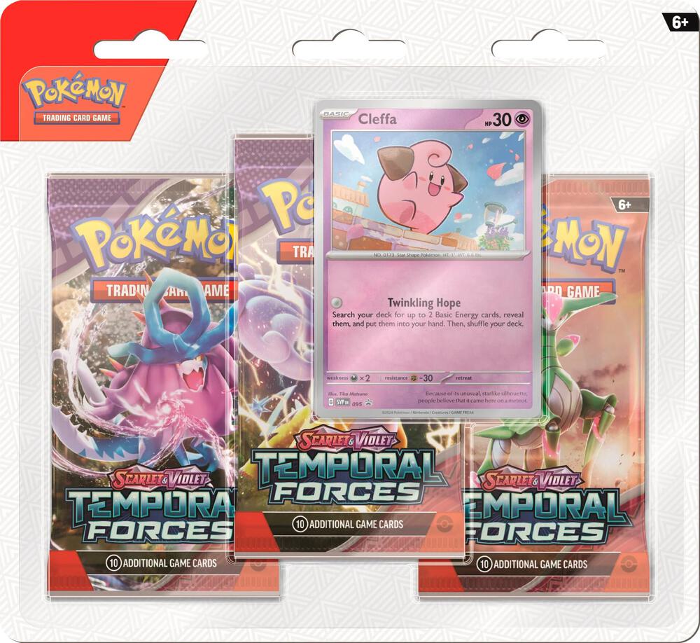 Temporal Forces 3 Pack Blister [Cleffa], SV05: Temporal Forces P536229