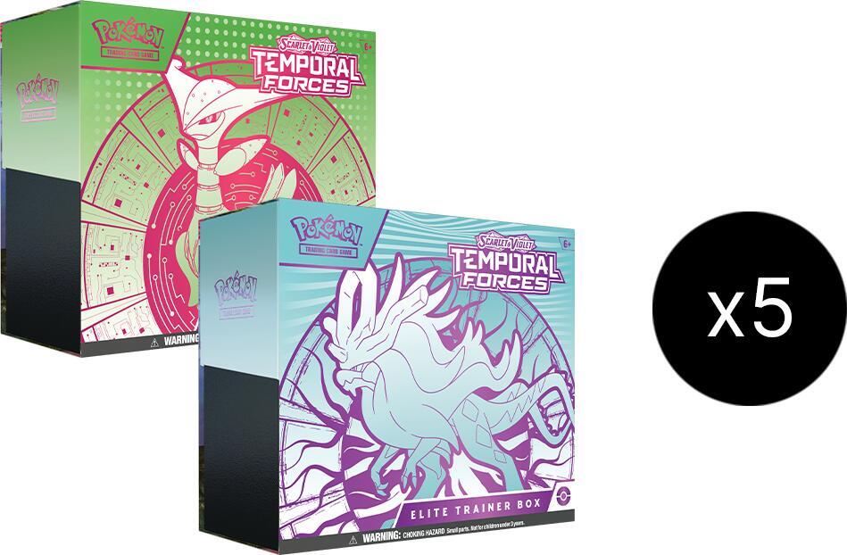 Temporal Forces Elite Trainer Box Case, SV05: Temporal Forces P537418