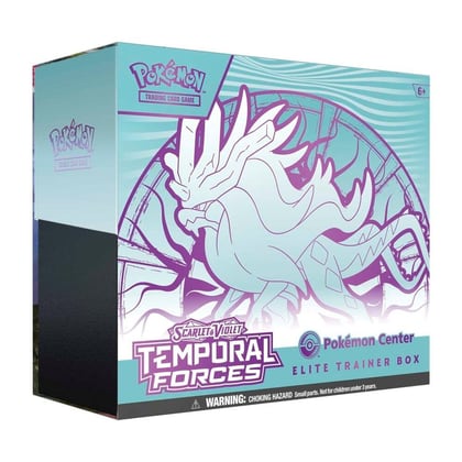Temporal Forces Pokemon Center Elite Trainer Box (Exclusive) [Walking Wake], SV05: Temporal Forces P538775