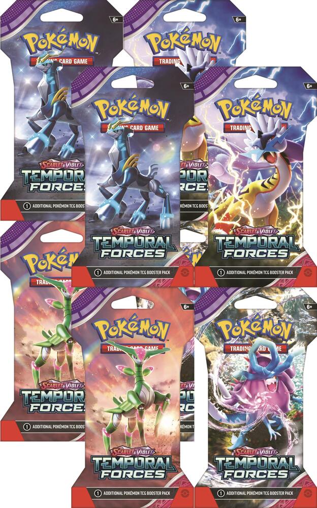 Temporal Forces Sleeved Booster Pack Bundle [Set of 8], SV05: Temporal Forces P538807
