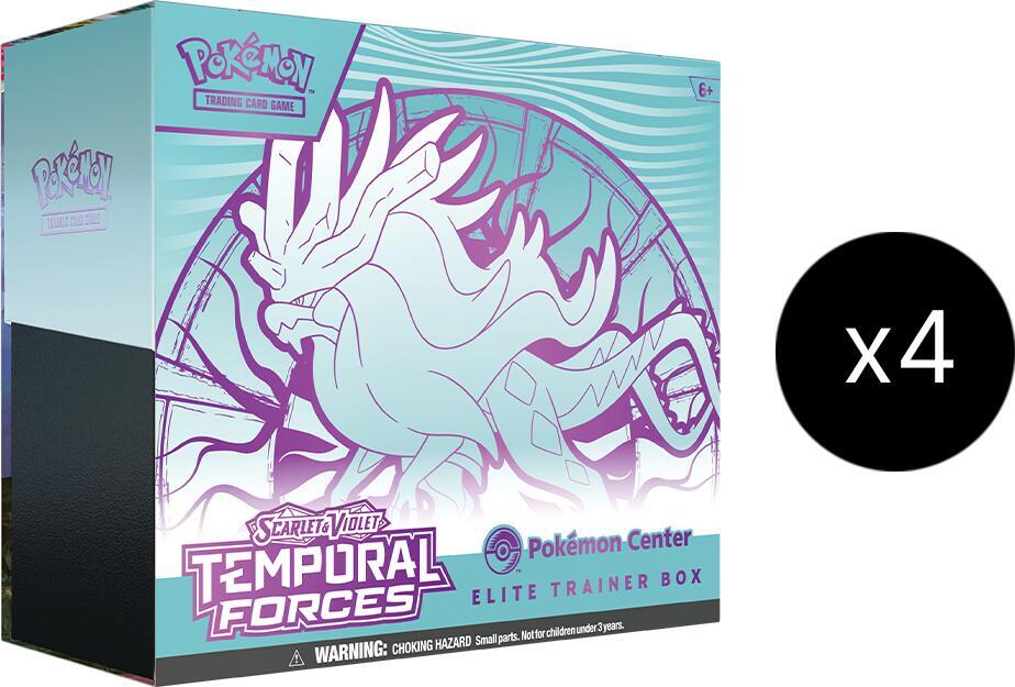 Temporal Forces Pokemon Center Elite Trainer Box Case (Exclusive) [Walking Wake], SV05: Temporal Forces P550823