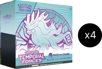 Temporal Forces Pokemon Center Elite Trainer Box Case (Exclusive) [Walking Wake], SV05: Temporal Forces P550823