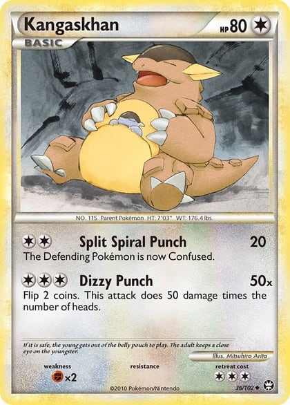 Kangaskhan, Triumphant 36/102