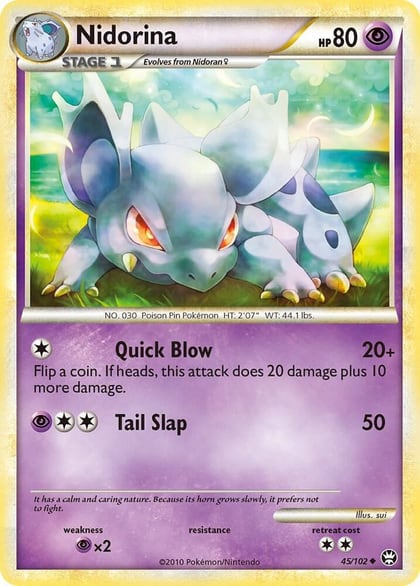 Nidorina, Triumphant 45/102