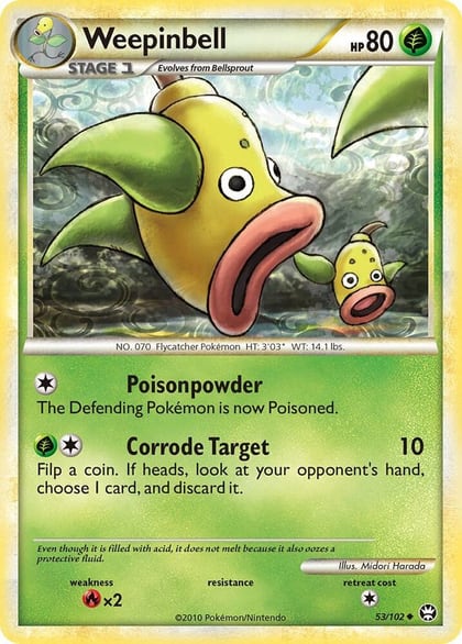 Weepinbell, Triumphant 53/102