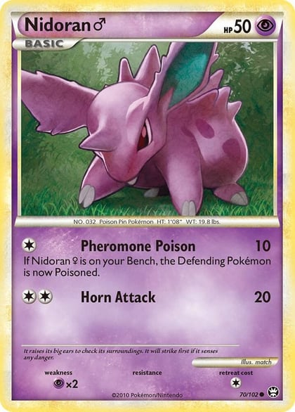 Nidoran M, Triumphant 70/102
