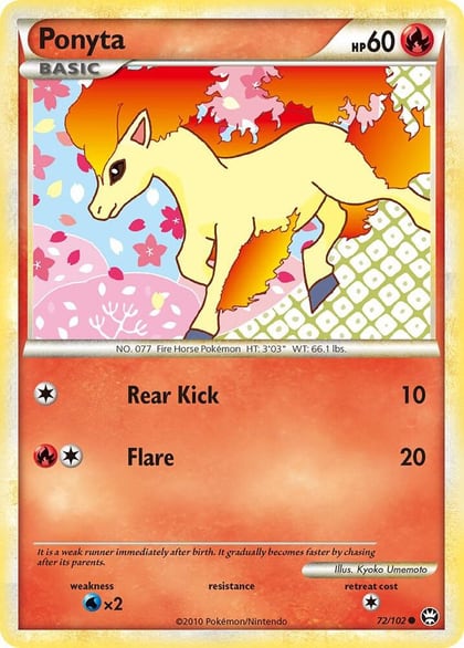 Ponyta, Triumphant 72/102