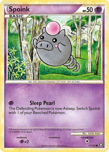 Spoink, Triumphant 77/102