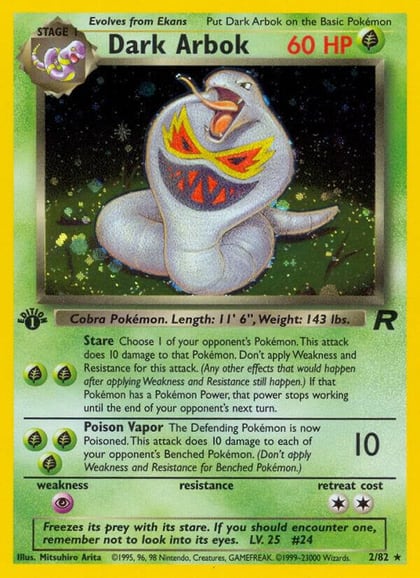 Dark Arbok (2), Team Rocket 02/82
