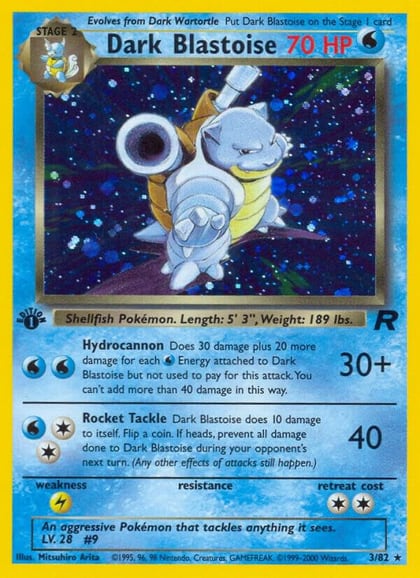 Dark Blastoise (3), Team Rocket 03/82