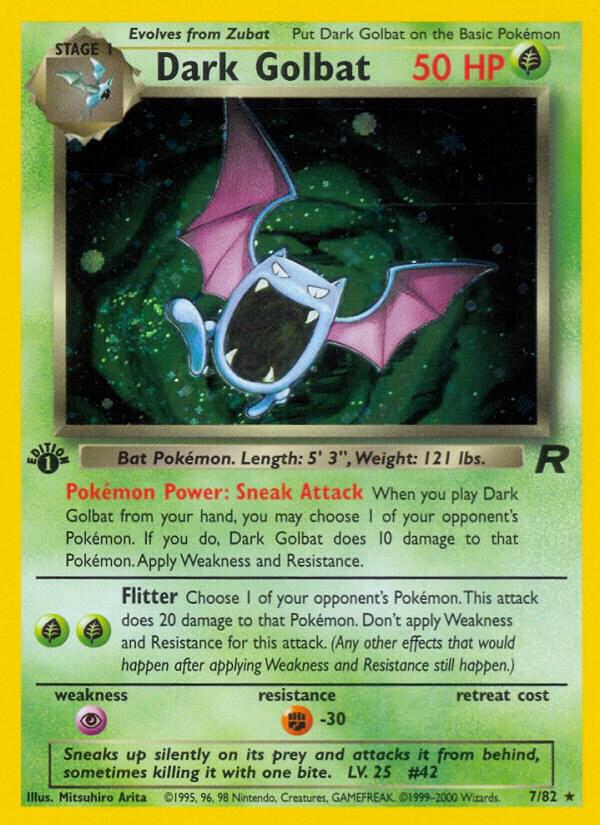 Dark Golbat (7), Team Rocket 07/82