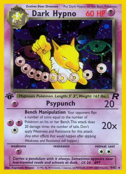 Dark Hypno (9), Team Rocket 09/82