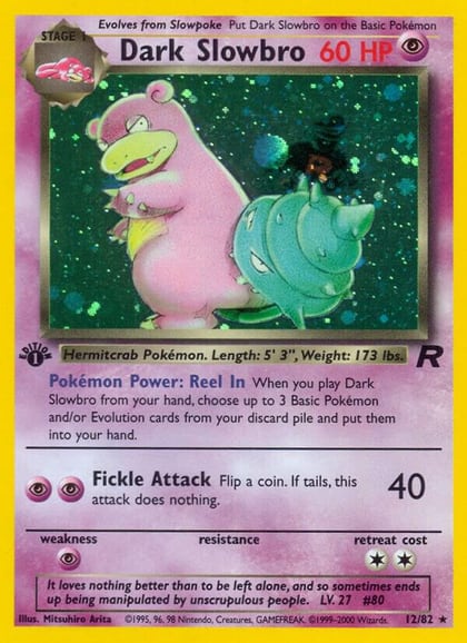 Dark Slowbro (12), Team Rocket 12/82