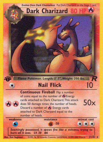 Dark Charizard (21), Team Rocket 21/82