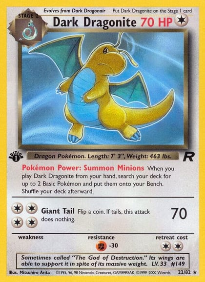 Dark Dragonite (22), Team Rocket 22/82