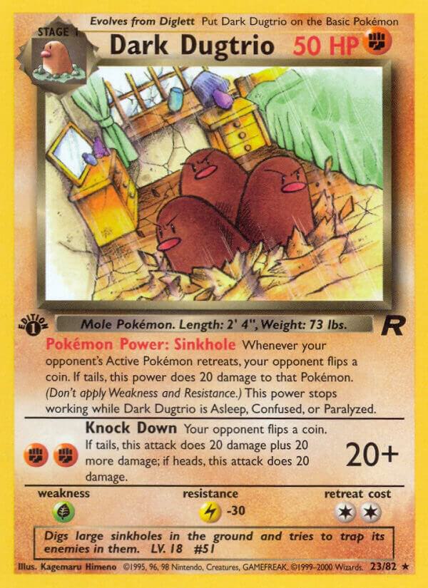 Dark Dugtrio (23), Team Rocket 23/82