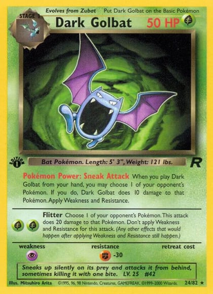 Dark Golbat (24), Team Rocket 24/82