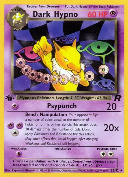 Dark Hypno (26), Team Rocket 26/82