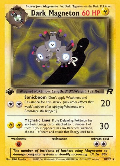 Dark Magneton (28), Team Rocket 28/82
