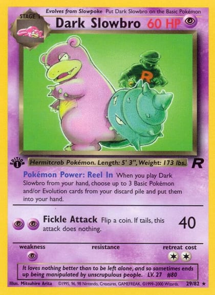 Dark Slowbro (29), Team Rocket 29/82