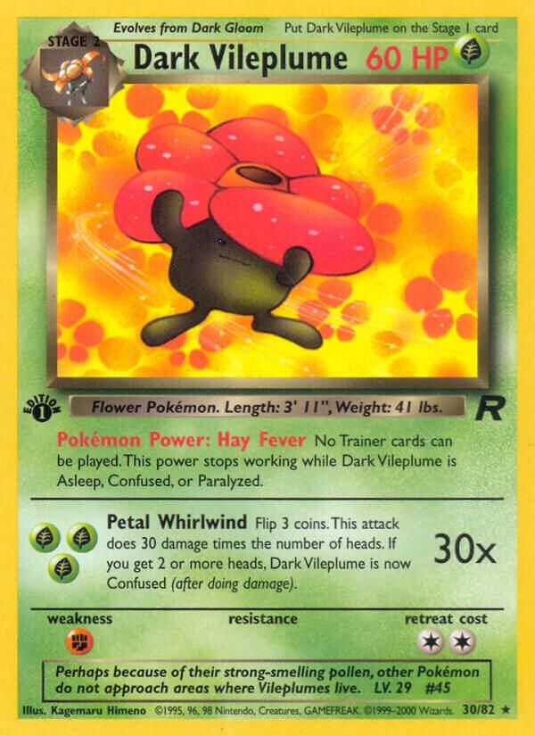 Dark Vileplume (30), Team Rocket 30/82