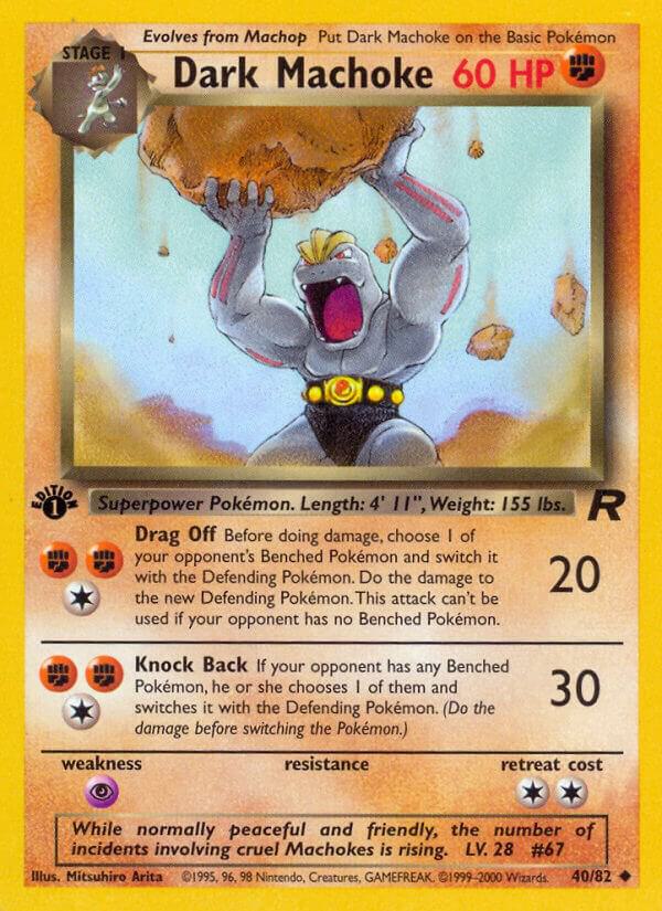 Dark Machoke, Team Rocket 40/82