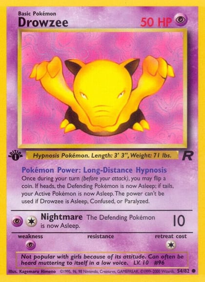 Drowzee, Team Rocket 54/82