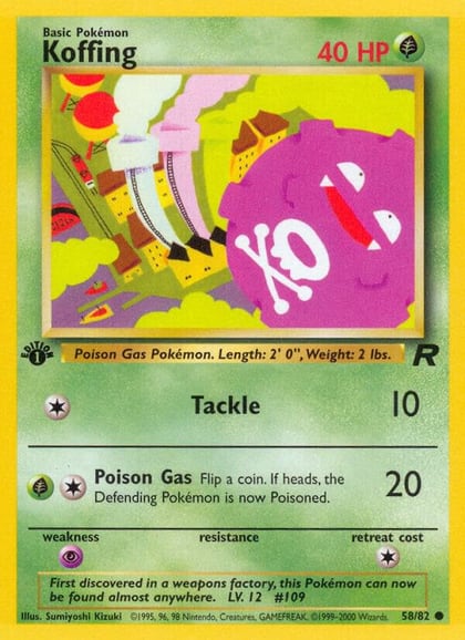 Koffing, Team Rocket 58/82