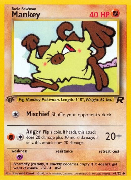 Mankey, Team Rocket 61/82