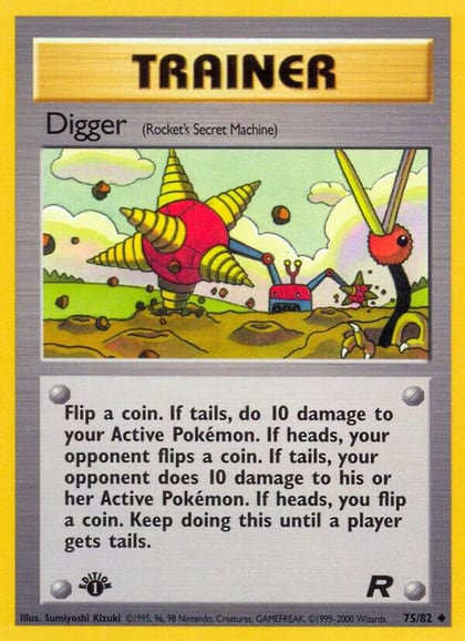 Digger (Rocket's Secret Machine), Team Rocket 75/82