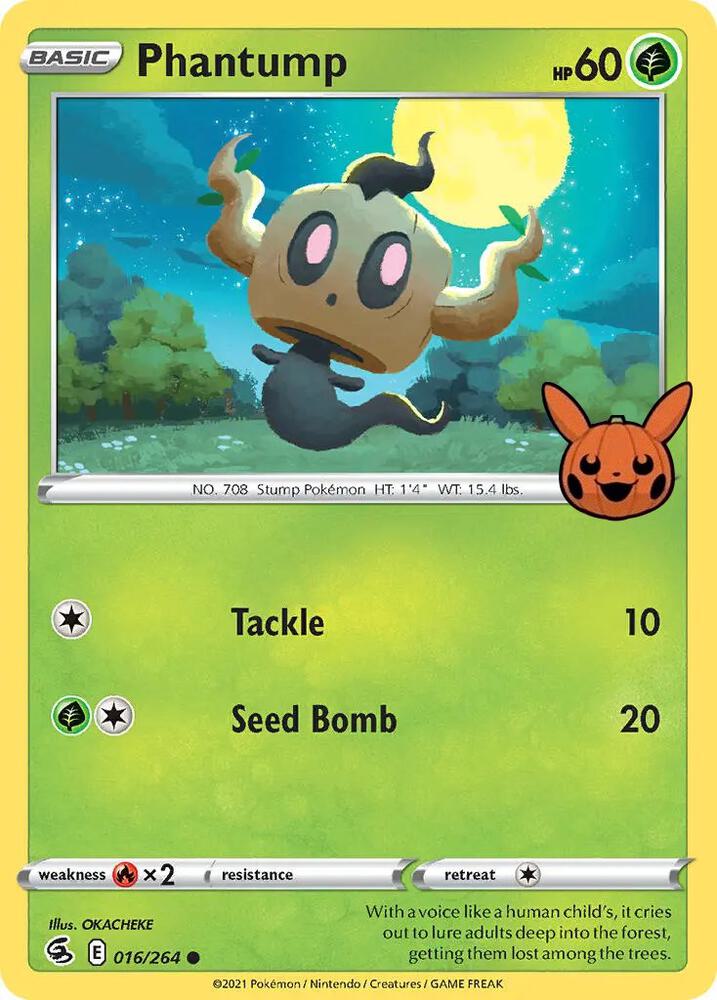 Phantump, Trick or Trade BOOster Bundle 016/264