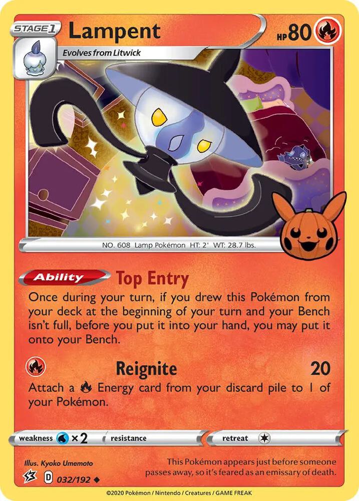 Lampent, Trick or Trade BOOster Bundle 032/192