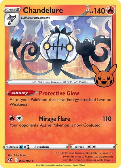 Chandelure, Trick or Trade BOOster Bundle 033/192