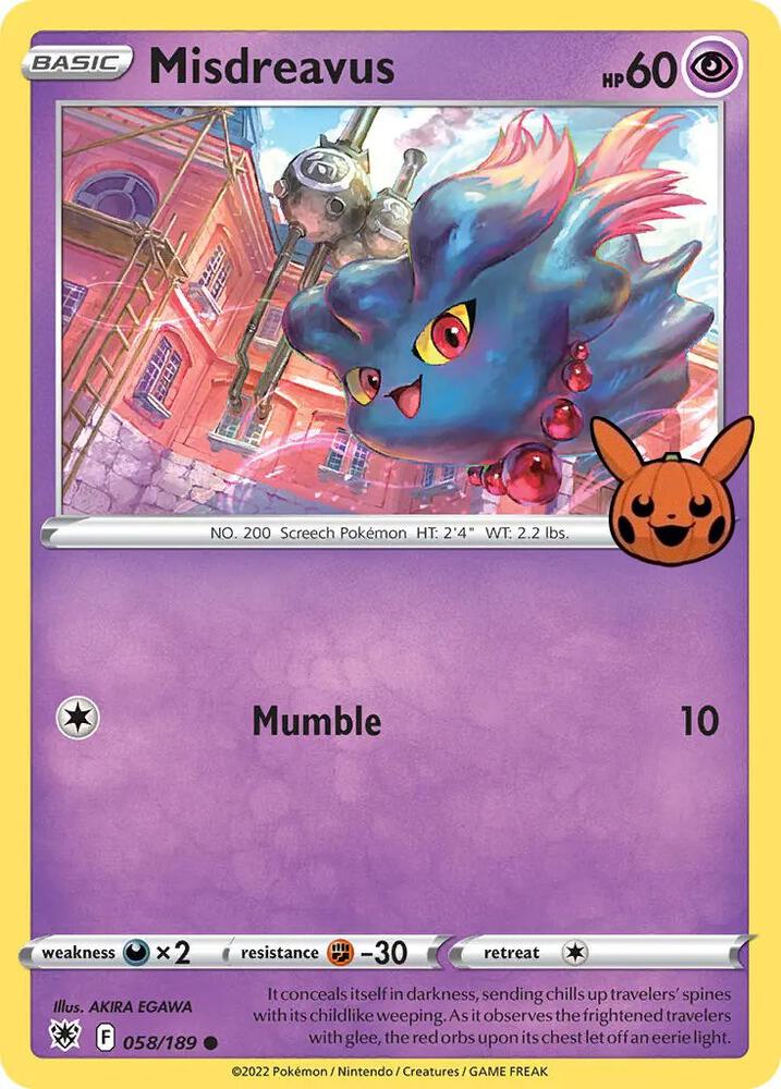 Misdreavus, Trick or Trade BOOster Bundle 058/189